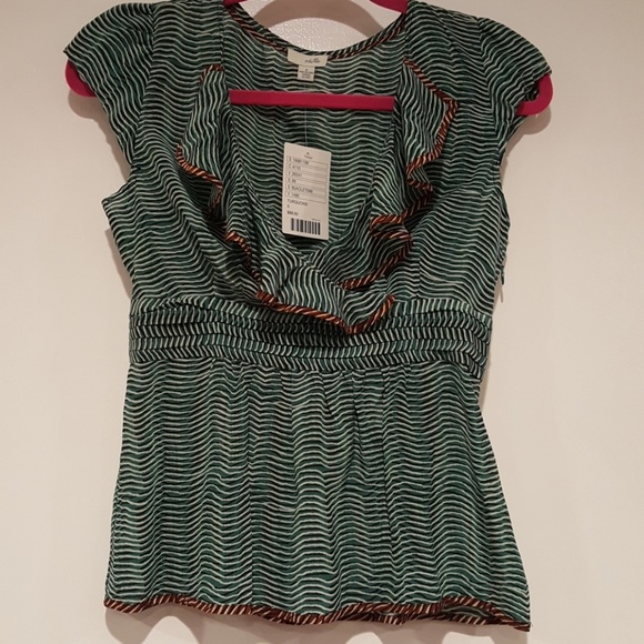 Anthropologie Tops - ANTHROPOLOGIE ODILLE SILK TOP